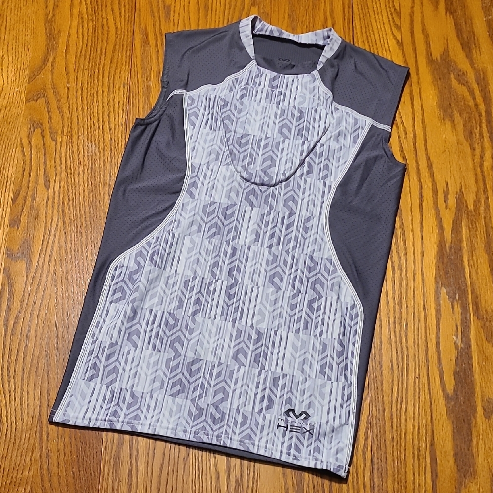 McDavid Gray Athletic Protective Shirt - Boy's Large